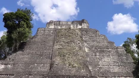 temple 216 in the east acropolis at yaxha, guatemala