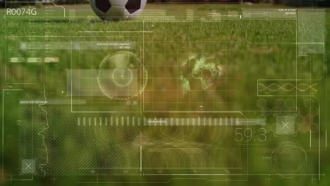animación del procesamiento de datos sobre el fútbol