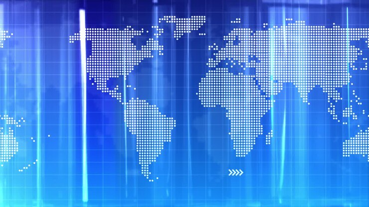 Global Network - Abstract World Map