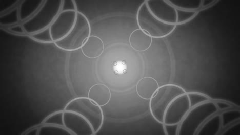 fondo del efecto del centro del tunel de haz