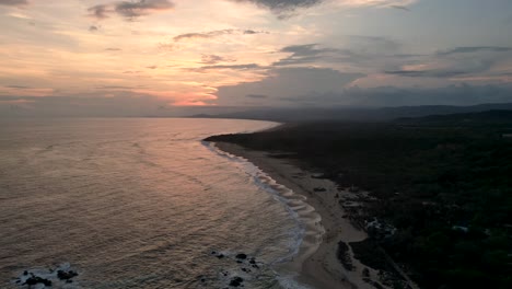 wild waves and golden skies: hyperlapse at bacocho beach, puerto escondido oaxaca mexico