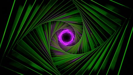 patrón espiral abstracto en verde y púrpura