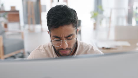 Man,-office-and-computer-for-reading