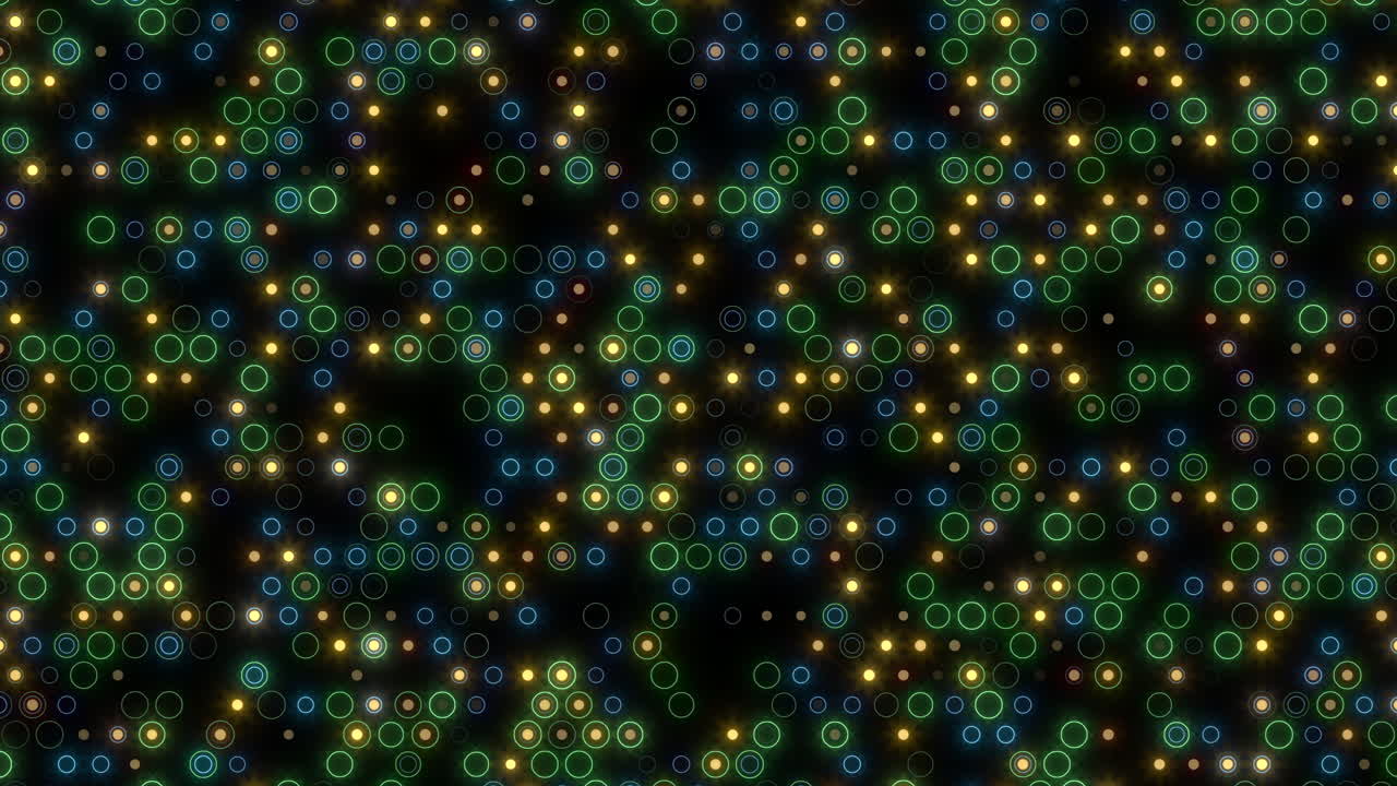 검은 바탕에 빛나는 원 패턴 웹 디자인이나 그래픽 아트에 완벽합니다.