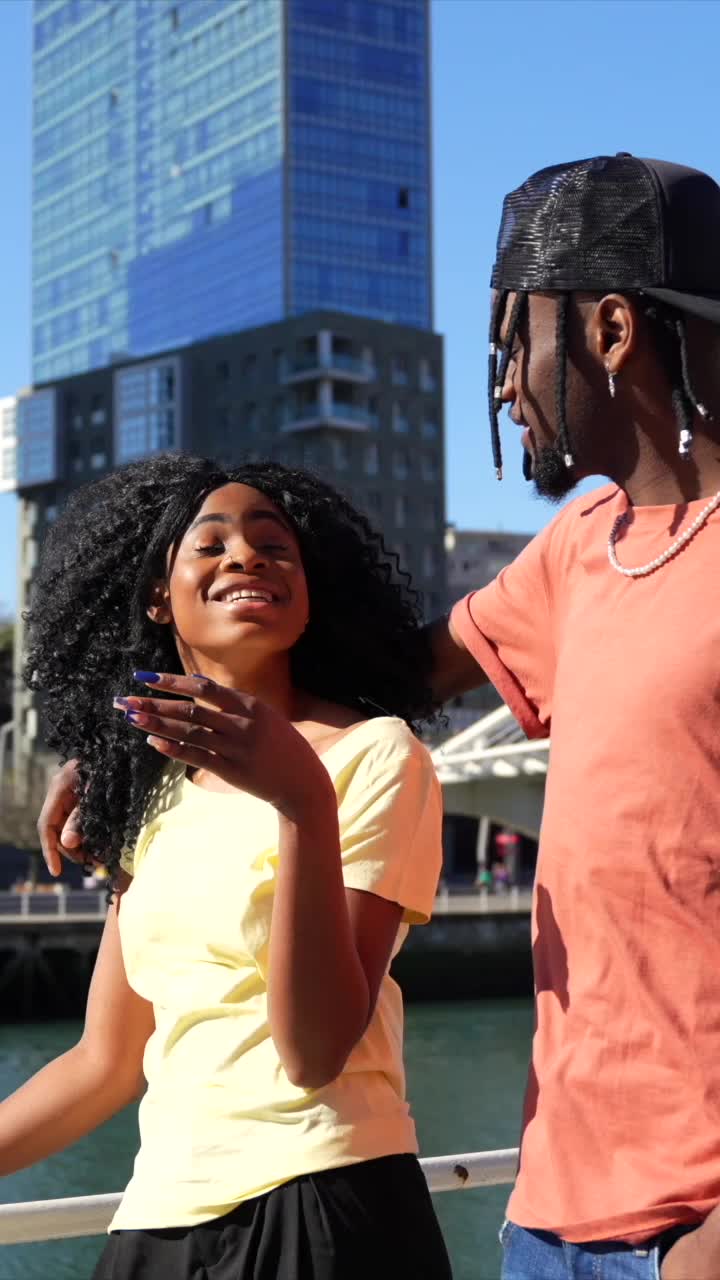 People in an urban environment