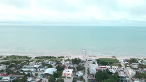 The-blue-sea-and-the-beach-of-Yucatan-Mexico