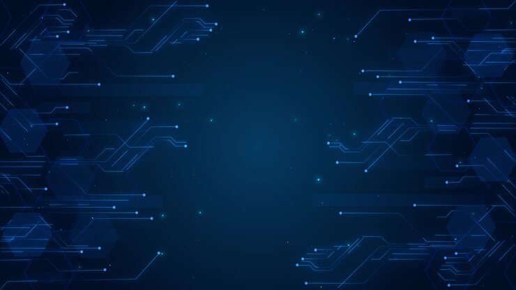 Circuito stampato, intelligenza artificiale (AI), concetto di innovazione high-tech, tecnologia del cyberspazio futuro