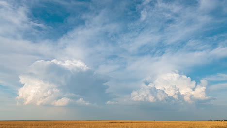 two struggling supercells meander the fields of the texas panhandle