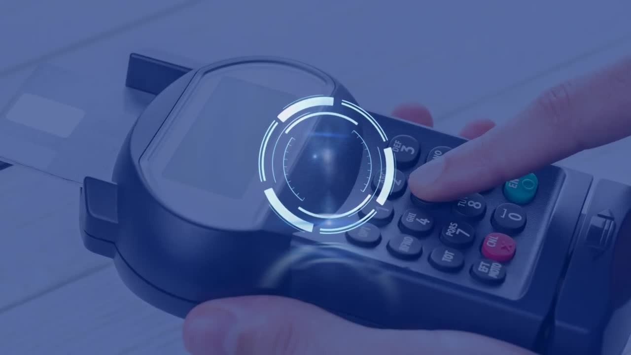 결제 터미널을 통해 스 ⁇  스캔의 애니메이션