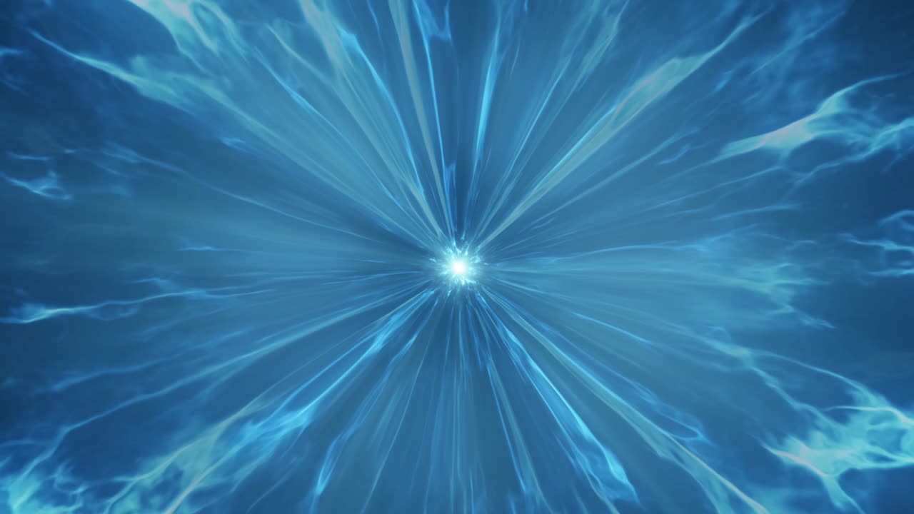 el fondo radial brillante. partículas de brillo.