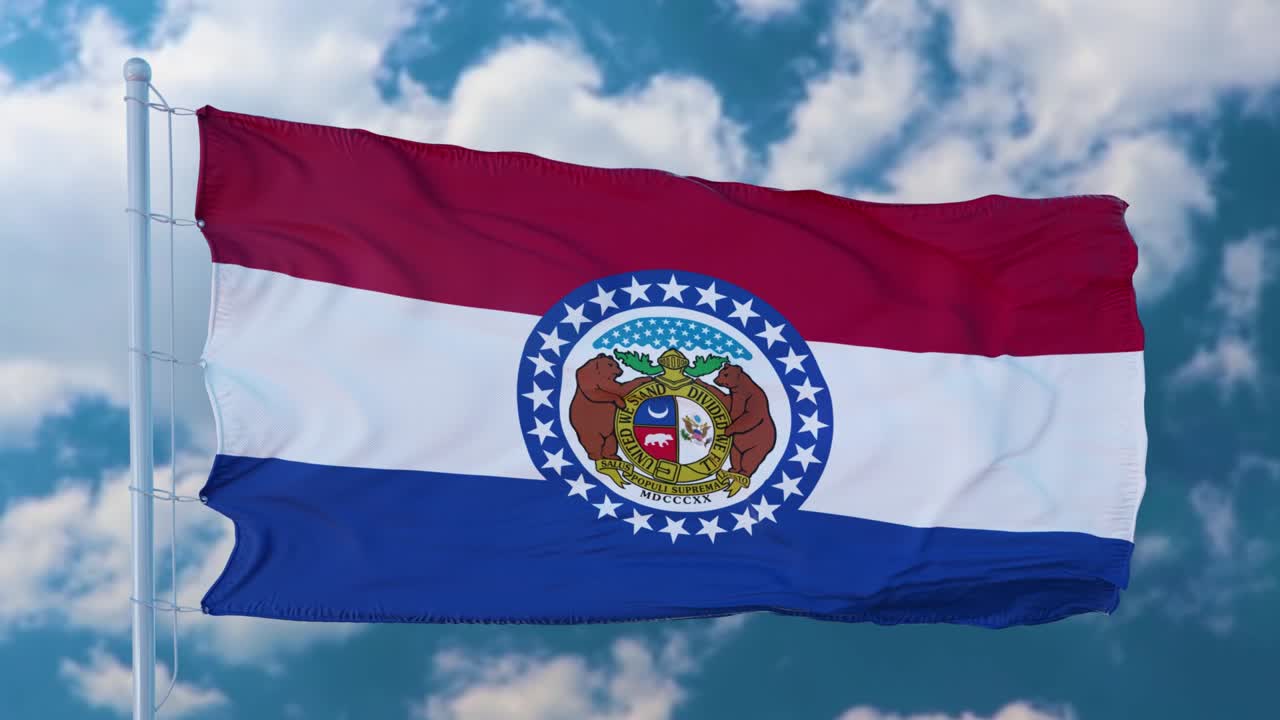 미주리 주의 발, 미국 지역, 바람에 흔들리고