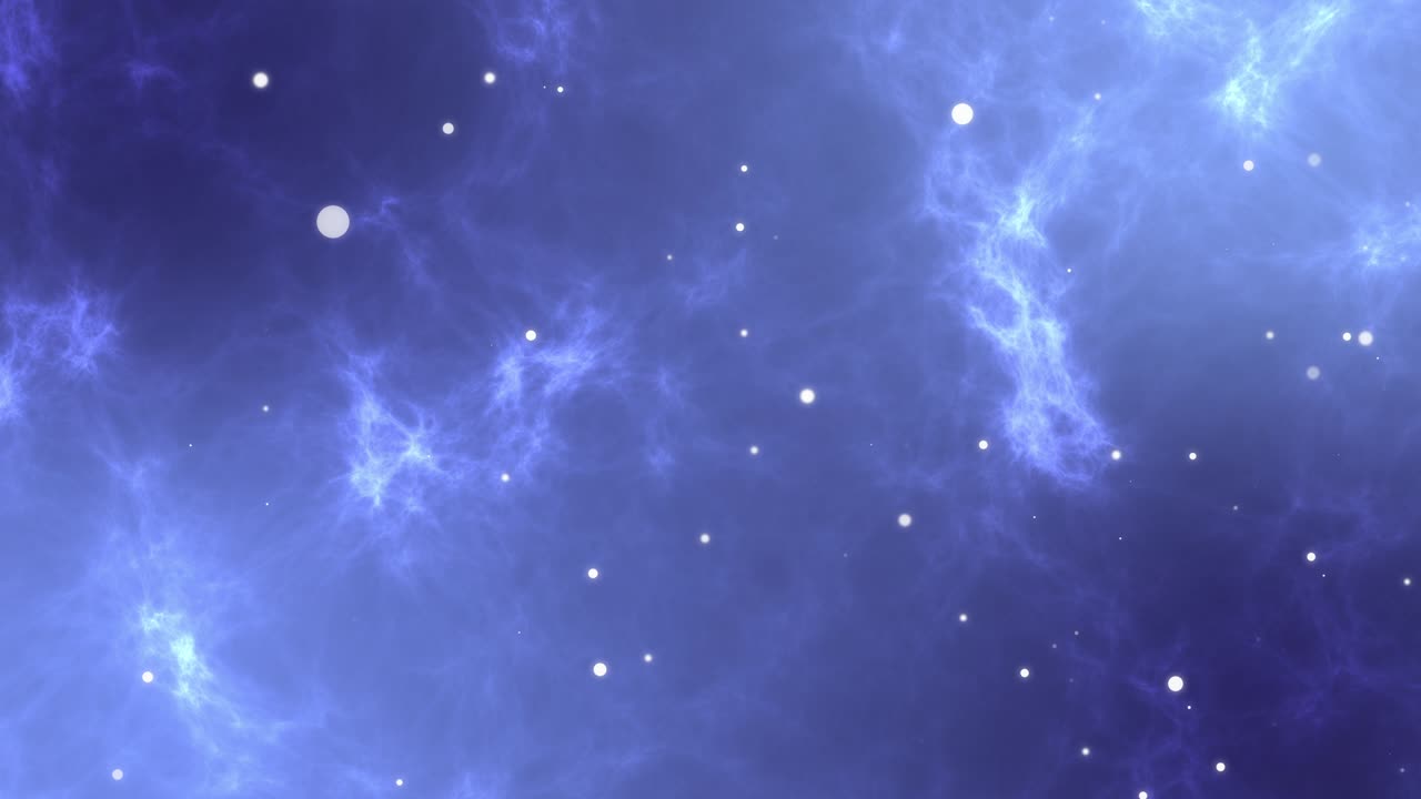 파란색 유체 그라디언트 패턴과 거품을 움직이는 추상적인 흐릿한 배경.