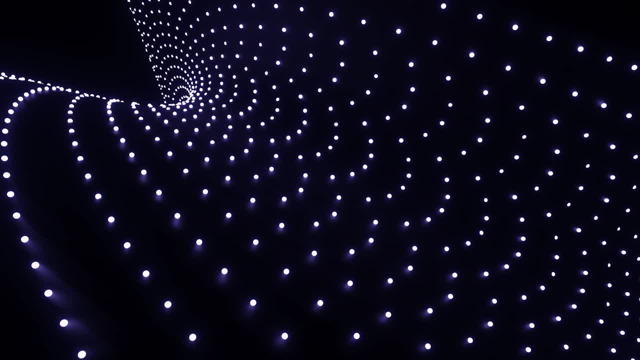 puntos brillantes en la oscuridad