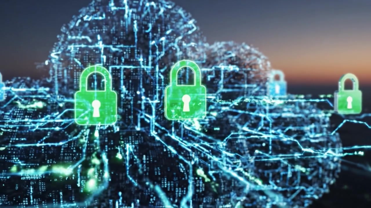 A Visual Journey Through Cloud Technology: From Digital Data Clusters to Enhanced Security Features in Modern Cloud Computing Environments