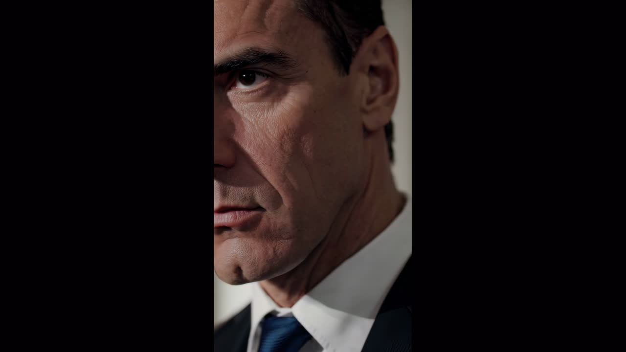 retrato en primer plano de un hombre de negocios