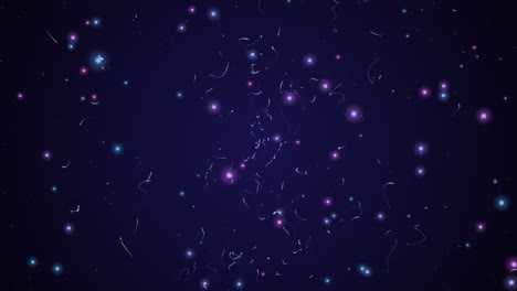 efecto bokeh de estrella abstracto fondo.estrella con patículas en el espacio