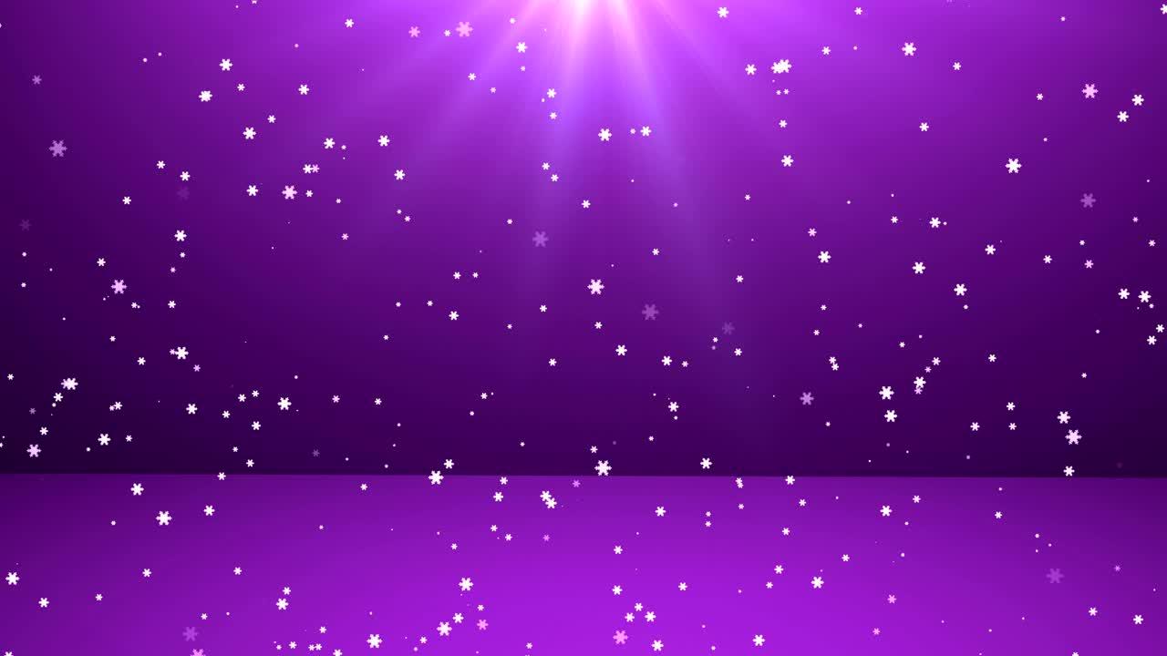 La nieve está cayendo.