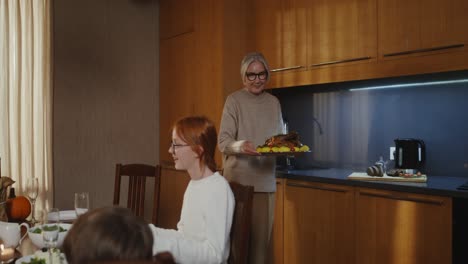 Happy Thanksgiving Family Dinner
