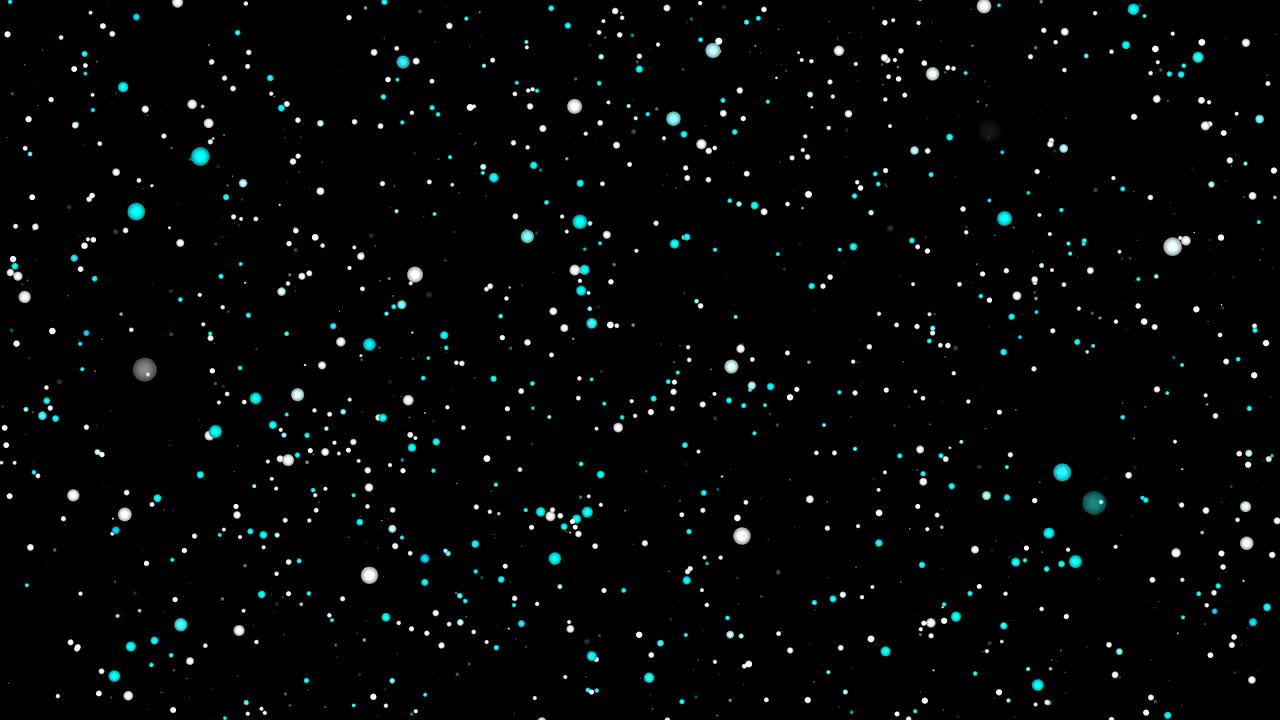 Computer space illustration video clip