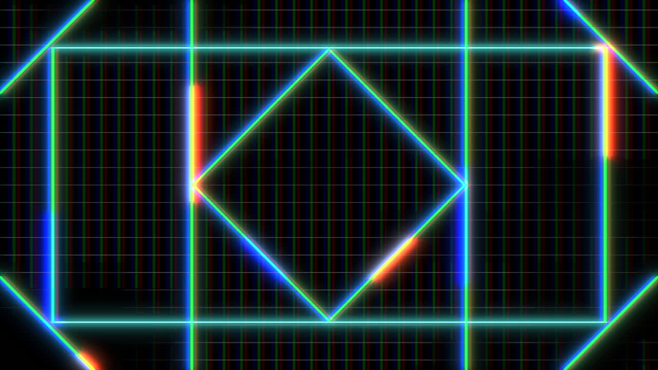 cuadrícula geométrica de líneas azules y verdes