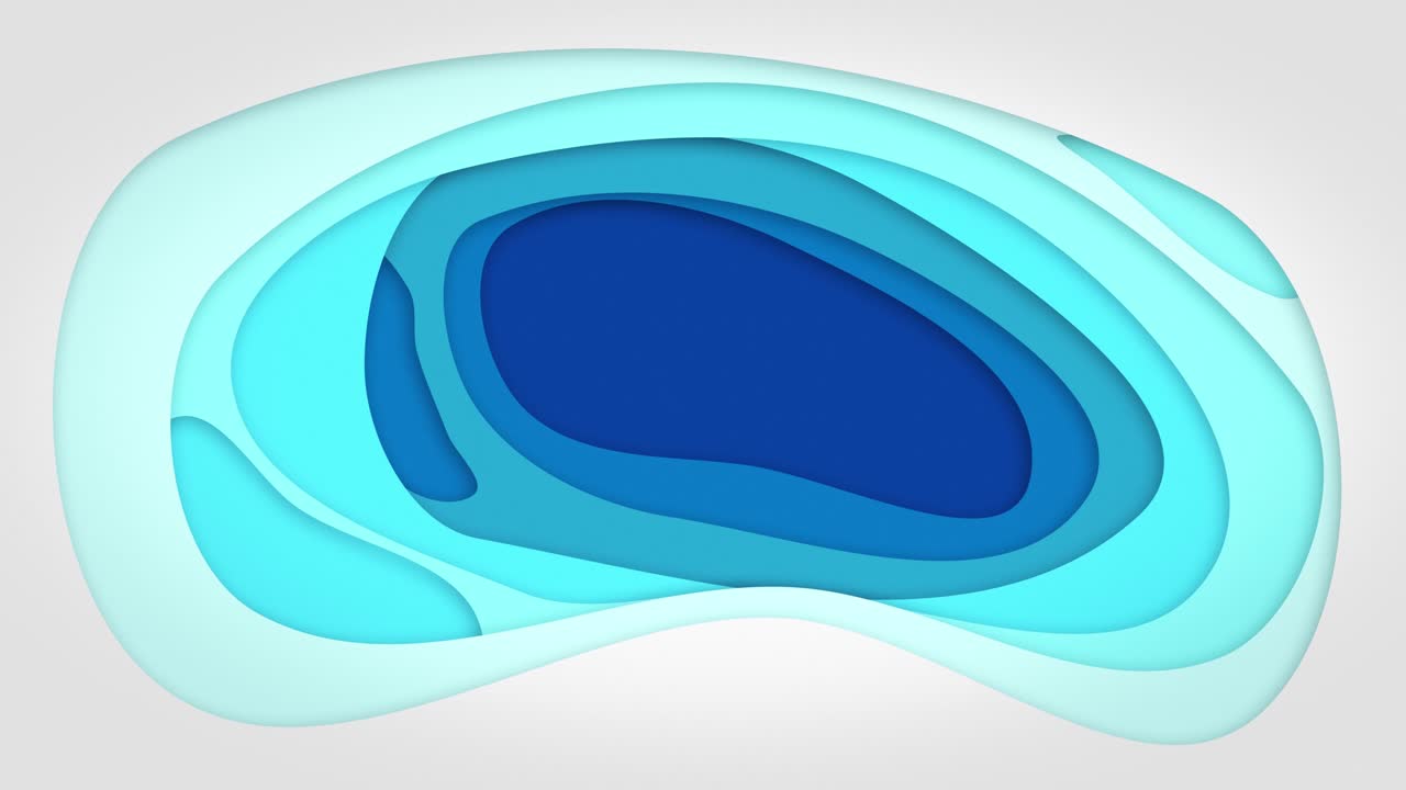 추상 블루 종이 잘라 배경