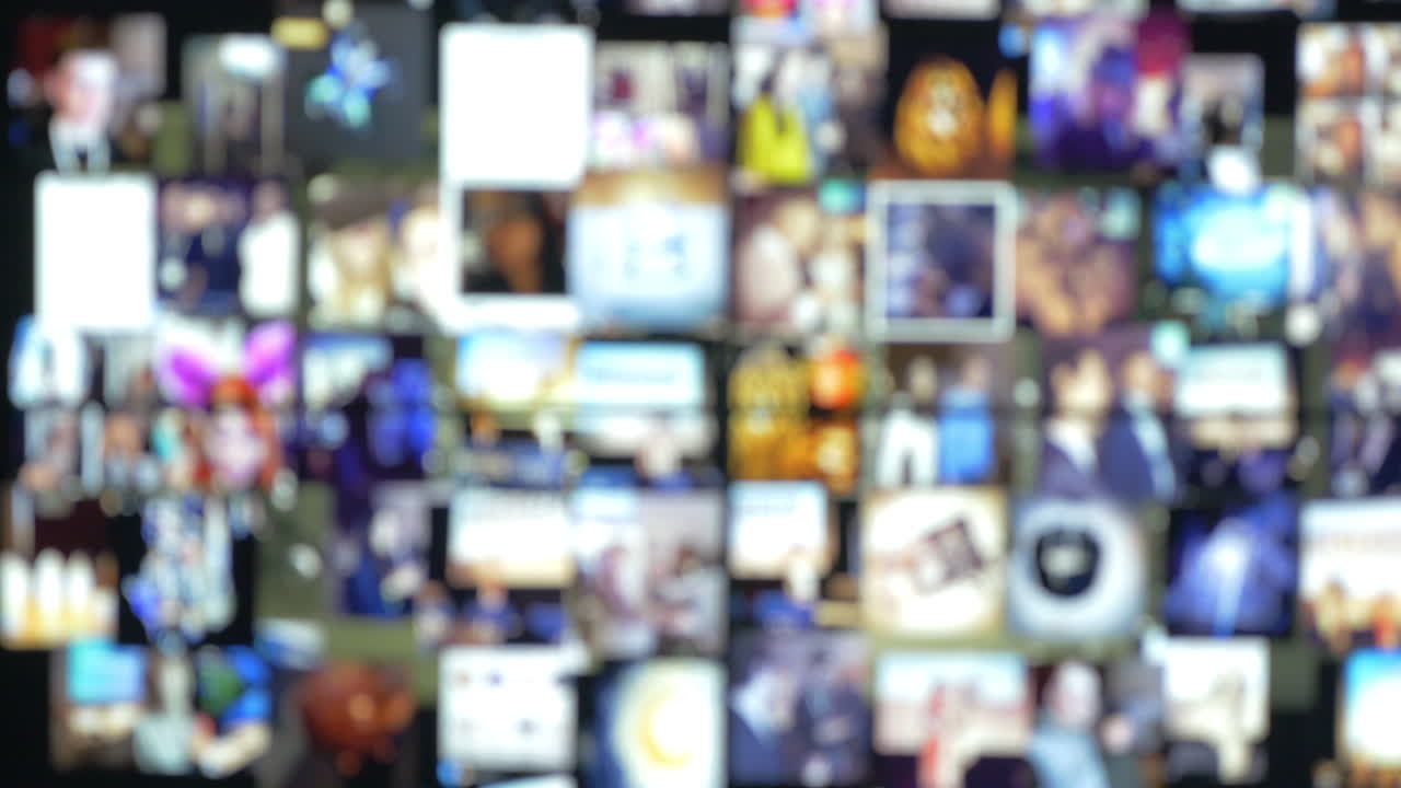 움직이는 그림의 추상적인 배경