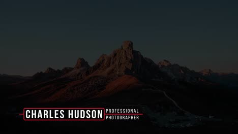 mountain landscape with sound effects producers