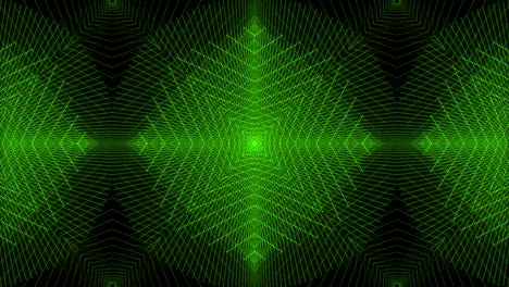patrón de color verde diseño gótico animación gráficos de movimiento