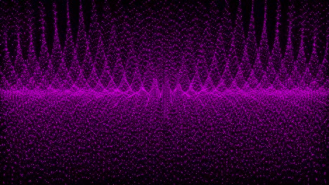 patrón de forma de punto de color rosa animación gráficos de movimiento