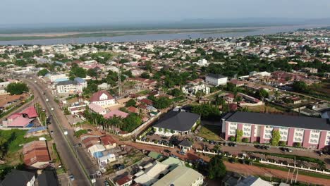 Shot-of-area-View-of-Lokoja,-Kogi-State-Nigeria