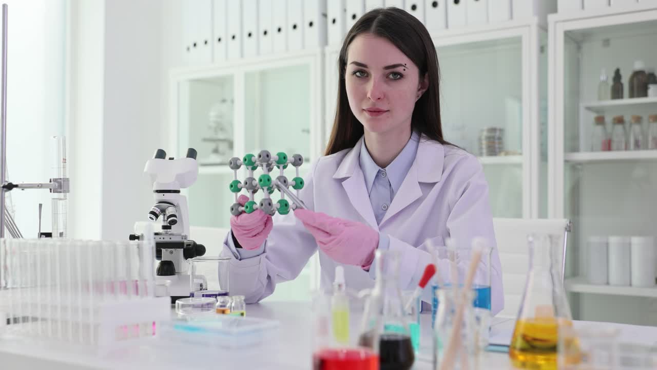Scientist in a lab conducting research