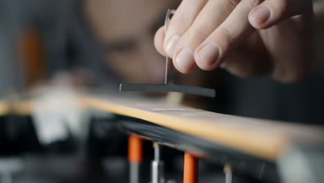 ski sharpening process