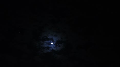 4k eclipse parcial de la luna