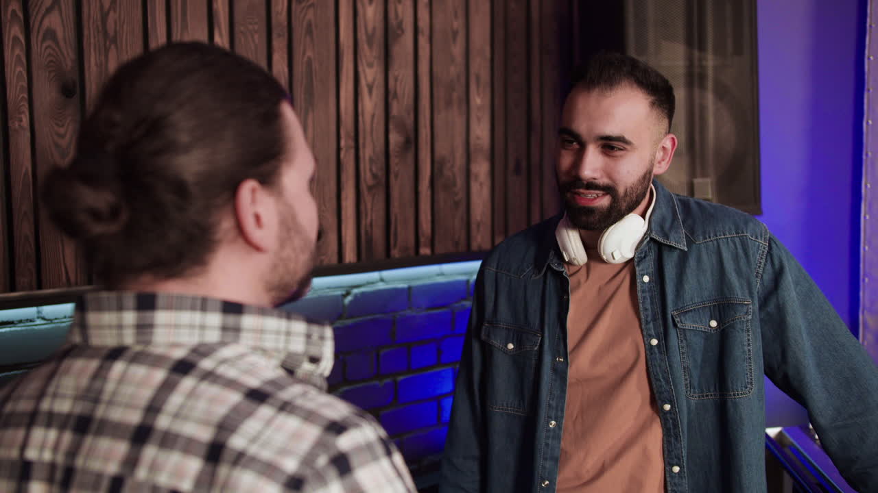 Men in a studio | Free Stock Video Footage
