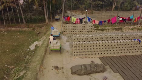 the brick industry developed around the alluvial soil along the ganga river