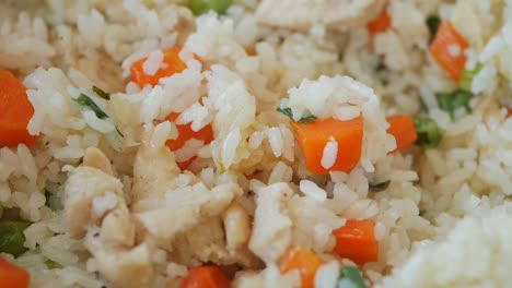 chicken fried rice with carrots