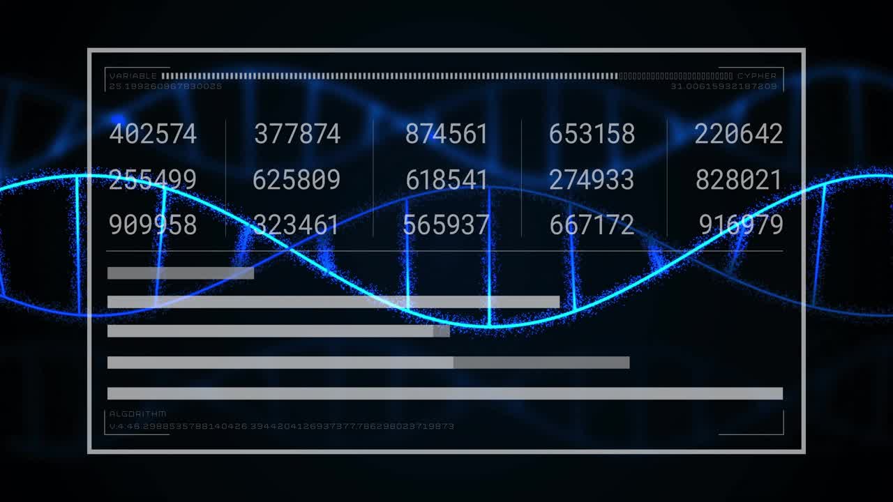 At launch interface showing blue wave oscillating for data loading, bars growing and ticks filling