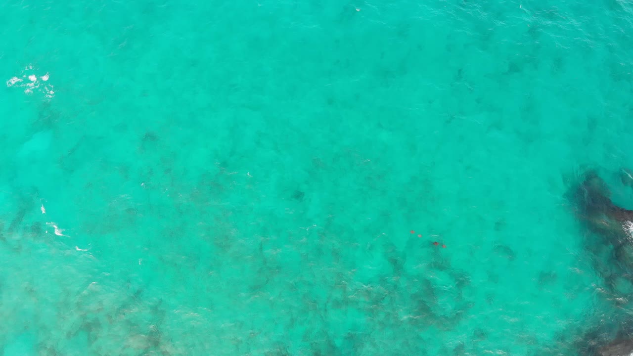 vista aérea de las playas blancas y aguas turquesas en anse coco, petit anse y grand anse en la digue, una isla de las seychelles