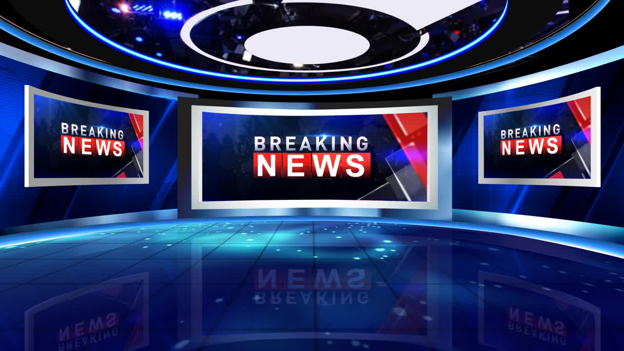 Breaking News Studio Background