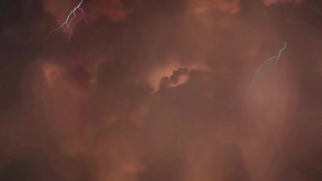 animation of storm clouds on black background