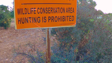 hunting notice before the season begins