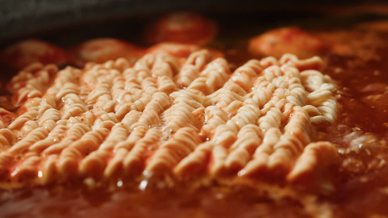 cocción de fideos instantáneos