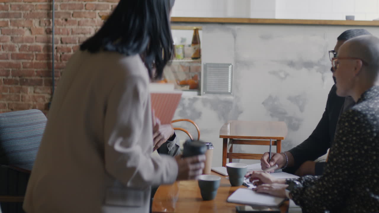 커피 에서 사업 회의