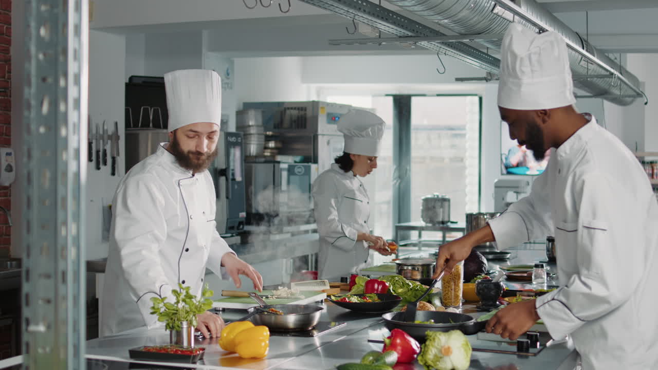 Young man adding rosemary leaves in delicious cooked dish