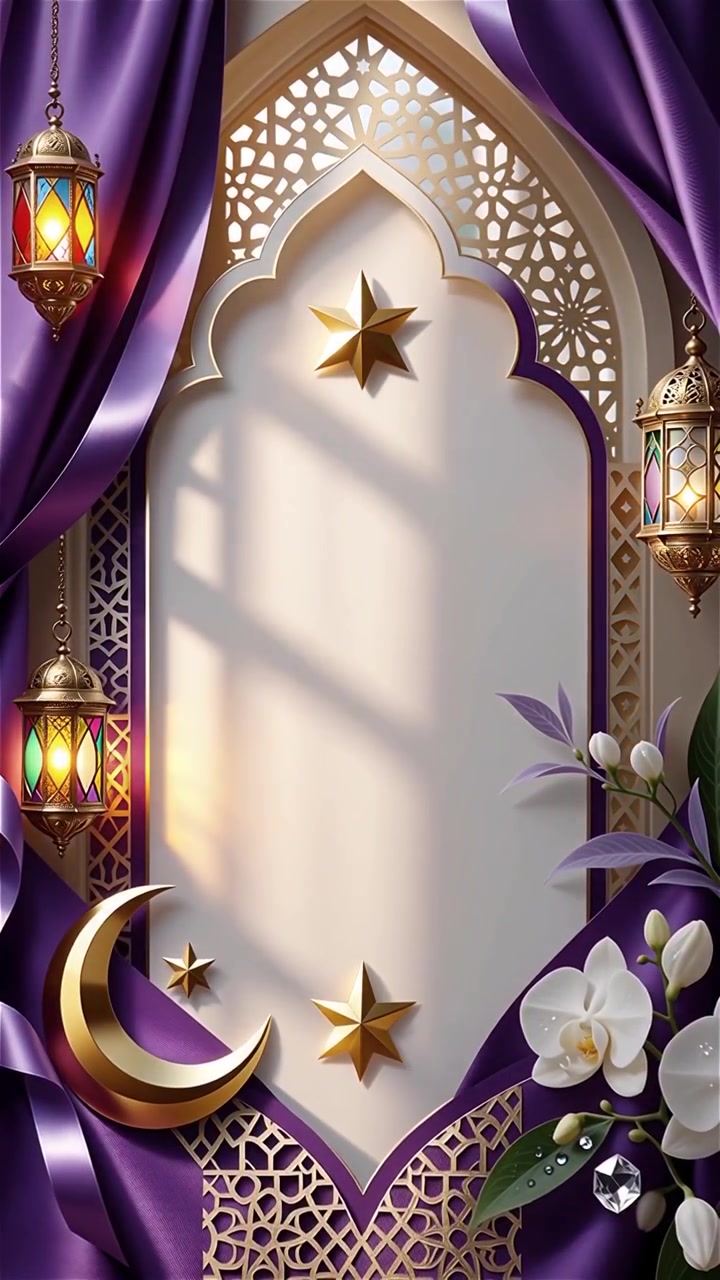 Compleanno del Profeta Maometto Mawlid al-Nabi Sfondo Islamico