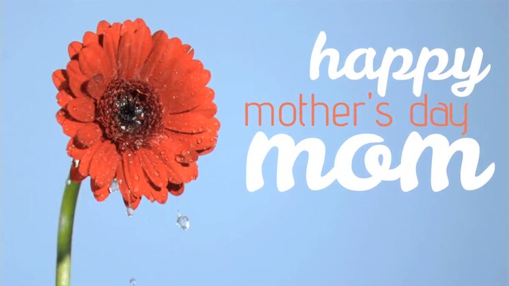 Mothers day with flower