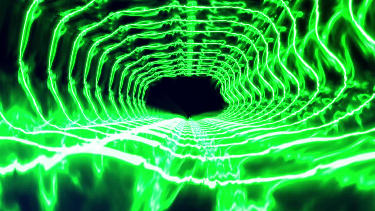 animación de túnel de círculo 3d gráficos de movimiento