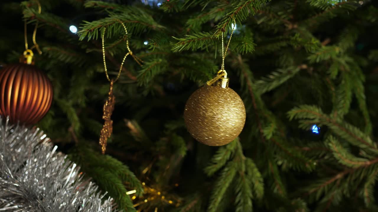 árbol de navidad de forma redonda de vidrio bola de bauble ornamento arco iris brillo dorado