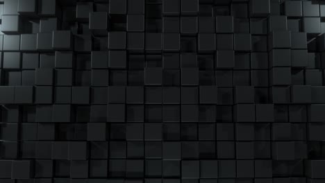 blac cubos en movimiento bucle de fondo