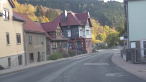 timelapse drive german rural region town